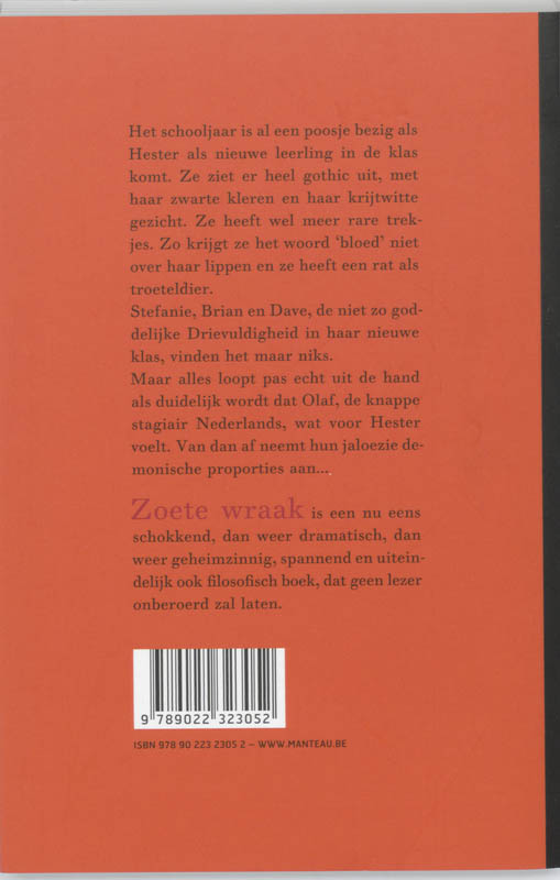 Achterkant van Zoete wraak