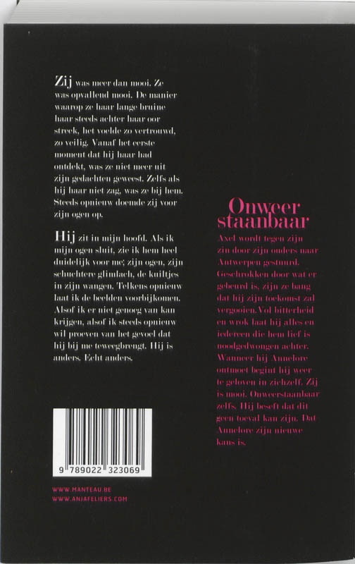 Achterkant van Onweerstaanbaar