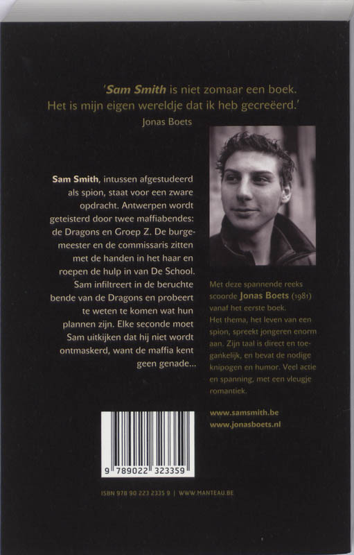 Achterkant van Sam Smith en de Dragons