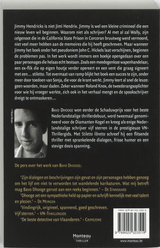Achterkant van Stiletto Libretto