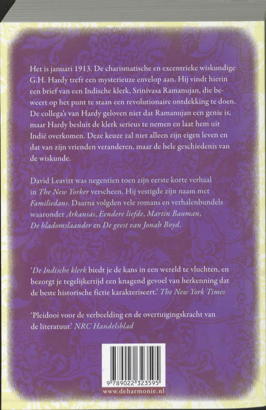 Achterkant van De Indische klerk