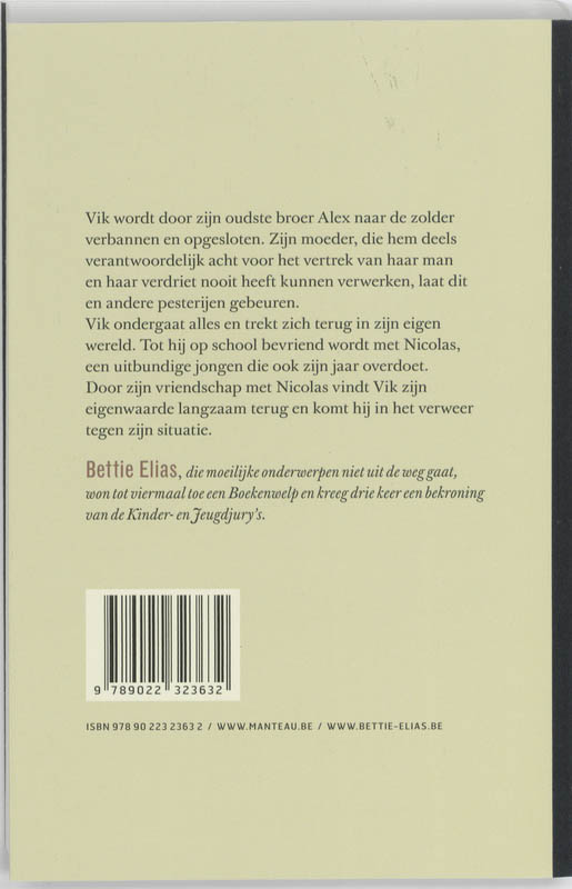 Achterkant van Dichter bij de maan