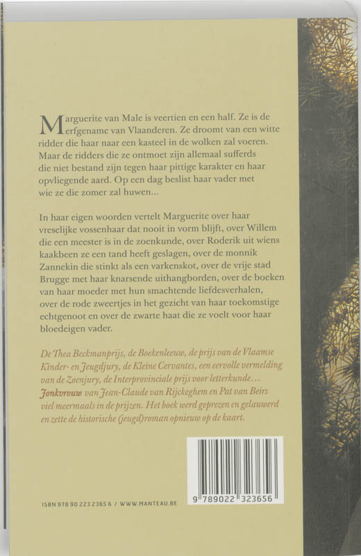 Achterkant van Jonkvrouw
