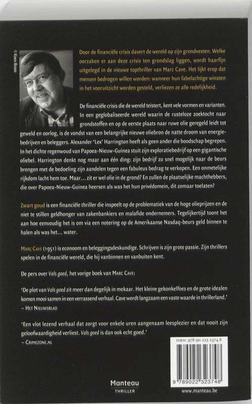 Achterkant van Zwart goud