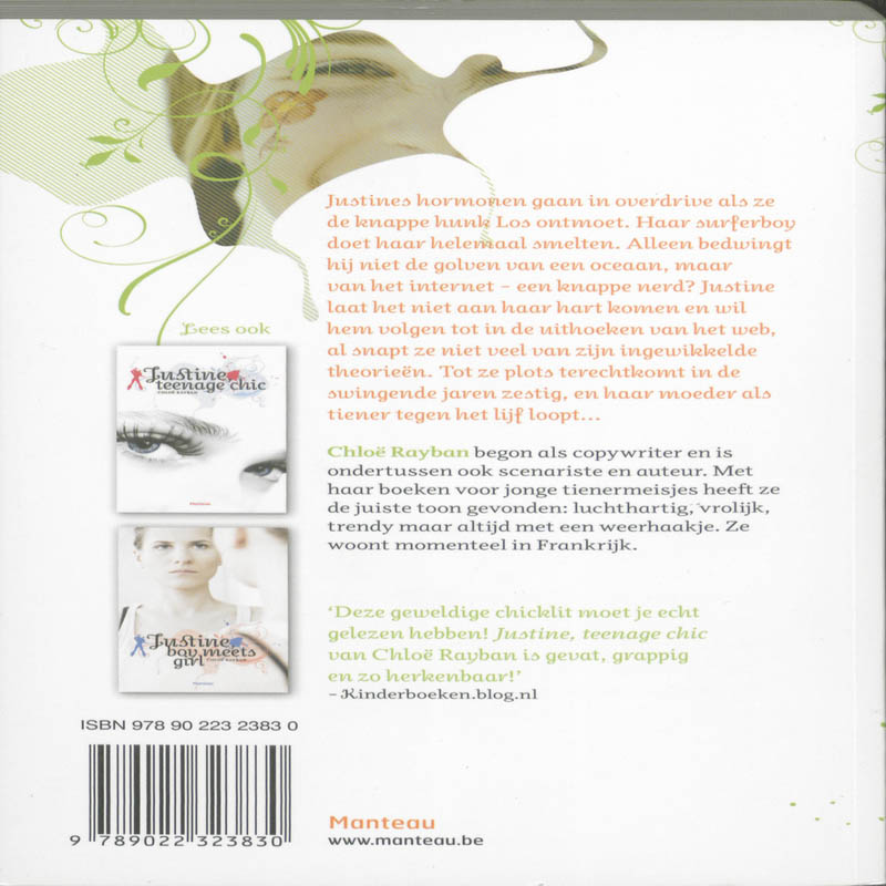 Achterkant van Justine, summer of love