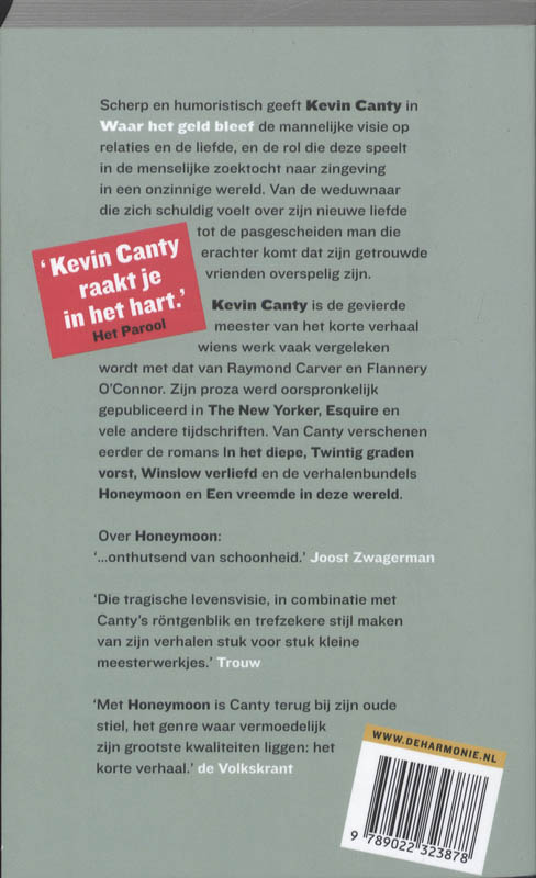 Achterkant van Waar het geld bleef