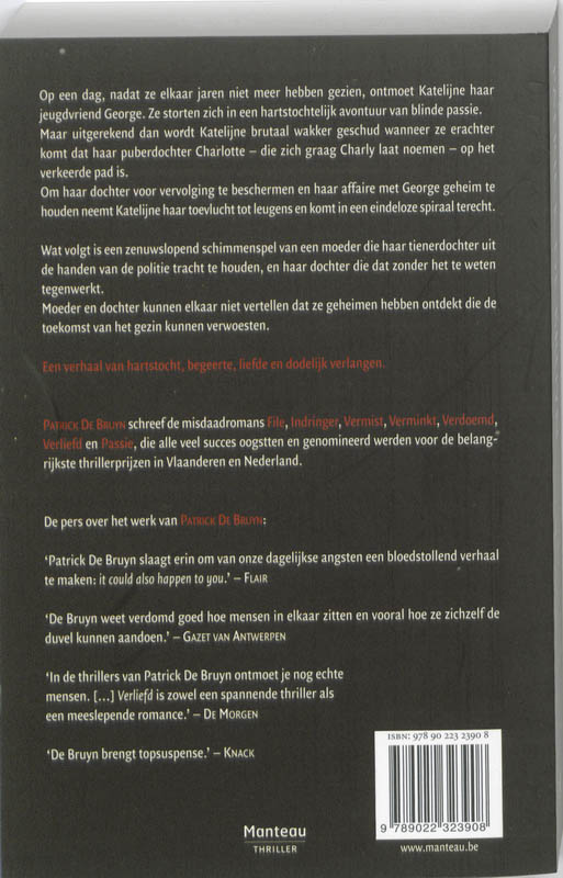 Achterkant van Dodelijk verlangen