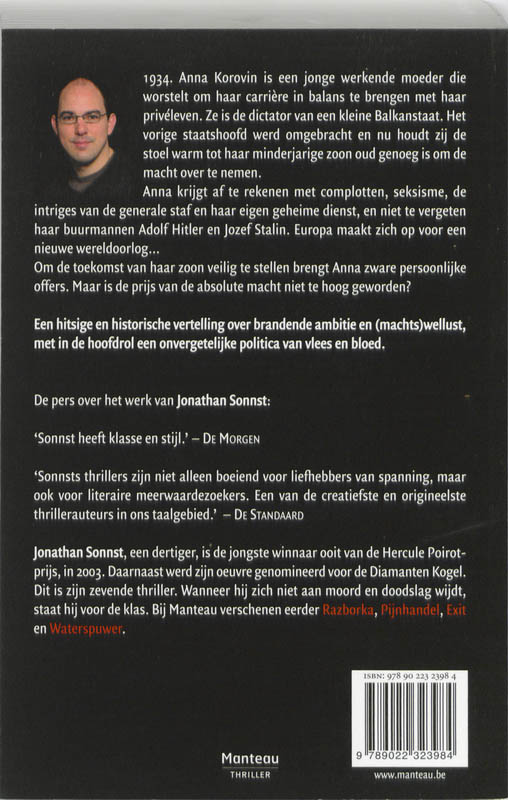 Achterkant van Mevrouw de dictator