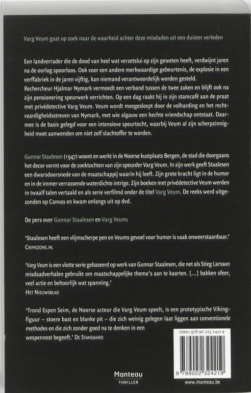 Achterkant van Het uur van de wolf