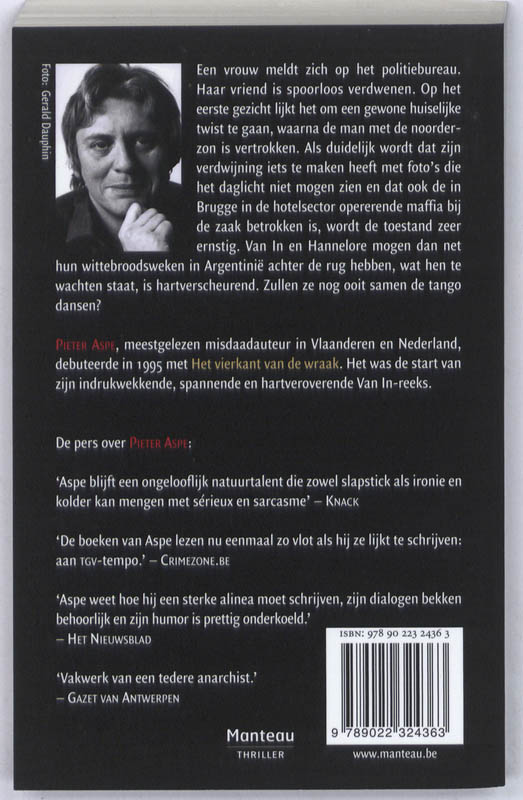 Achterkant van Tango