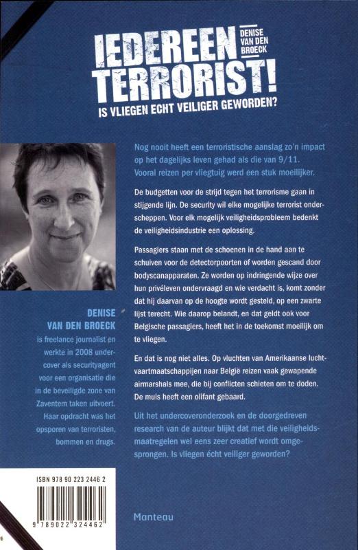 Achterkant van Iedereen terrorist!