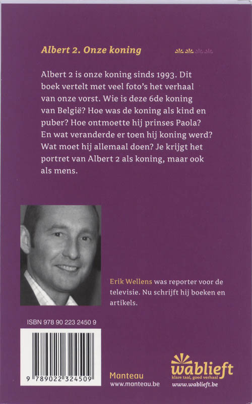 Achterkant van Albert 2, Onze koning