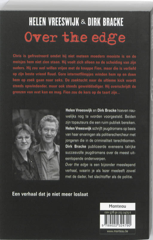 Achterkant van Over the edge