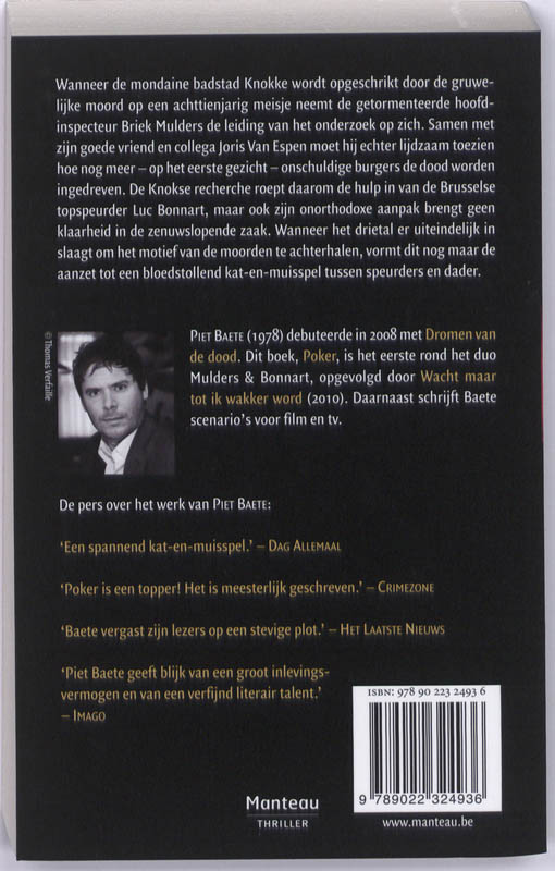 Achterkant van Poker