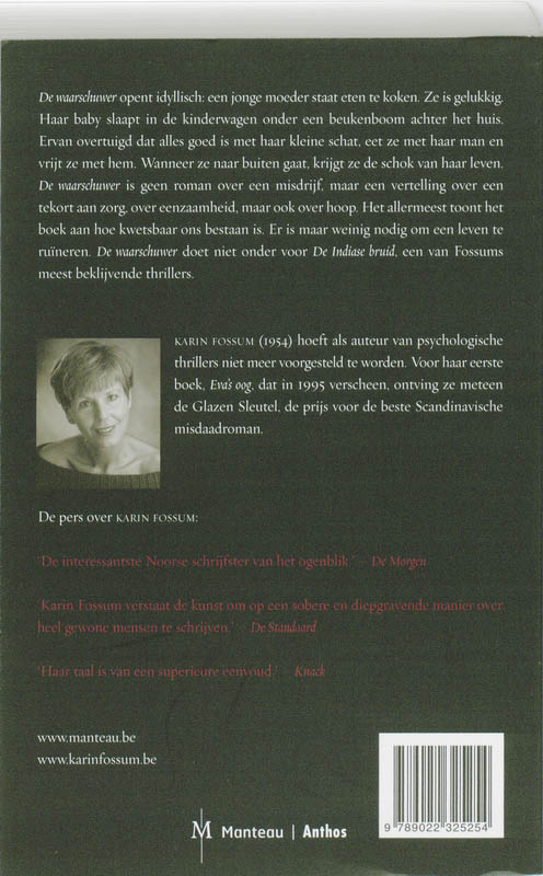 Achterkant van De waarschuwer