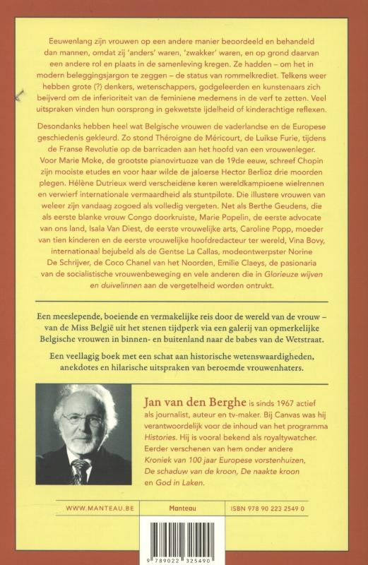 Achterkant van Glorieuze wijven en duivelinnen