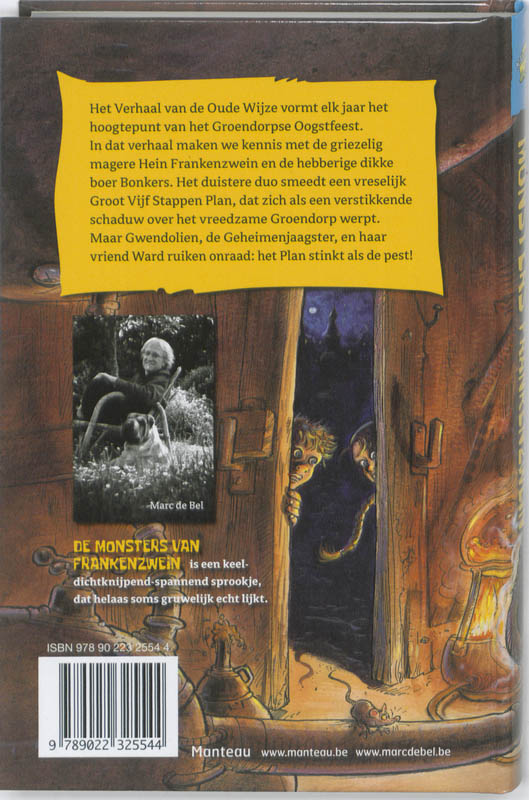 Achterkant van De monsters van Frankenzwein