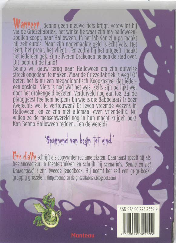 Achterkant van Benno en het drakengeld