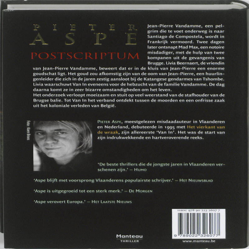 Achterkant van Postscriptum