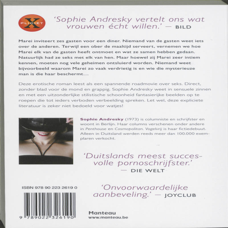 Achterkant van Vogelvrij