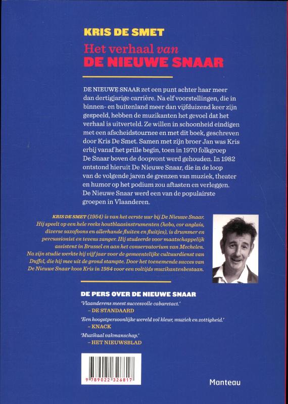Achterkant van Het verhaal van de nieuwe snaar
