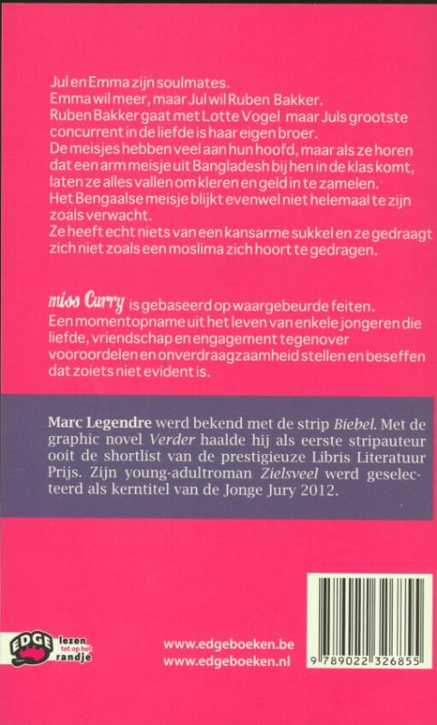 Achterkant van Miss Curry