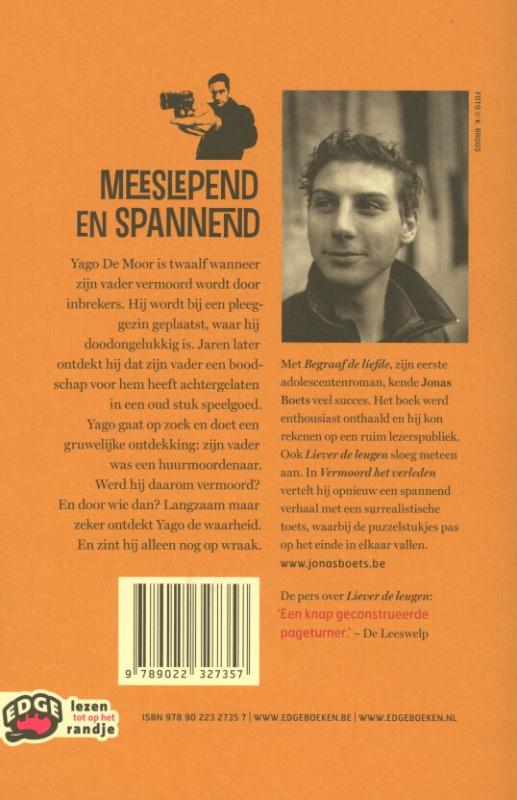 Achterkant van Vermoord het verleden