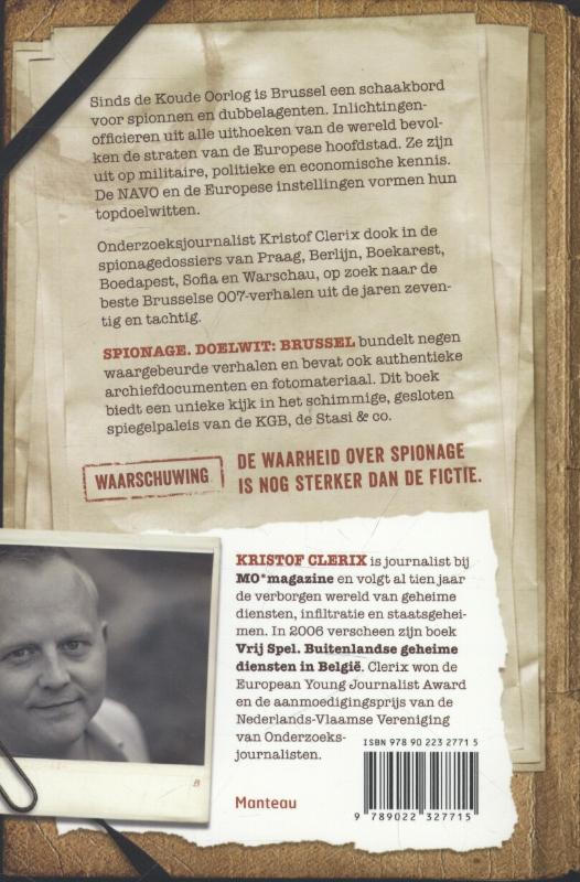 Achterkant van Spionage