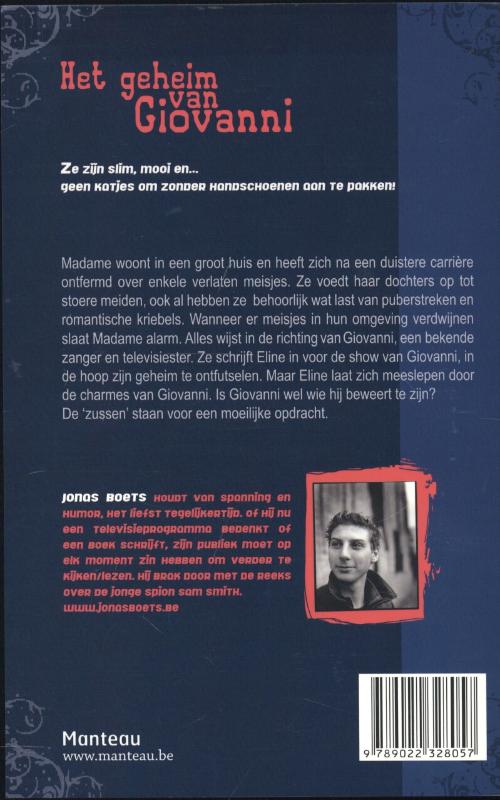 Achterkant van Het geheim van Giovanni