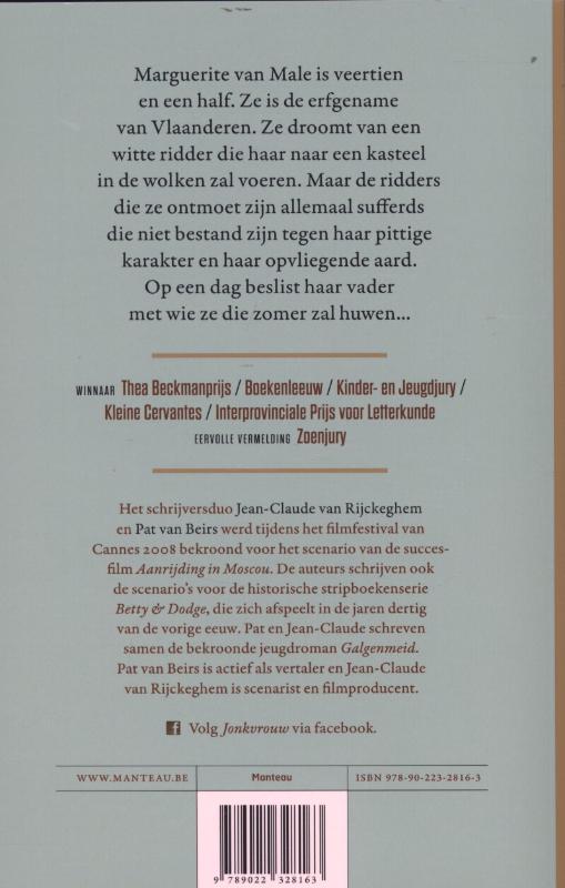 Achterkant van Jonkvrouw
