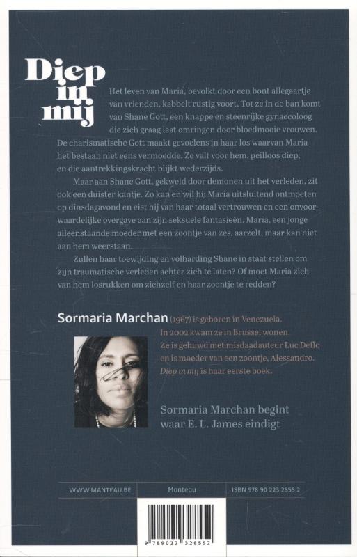 Achterkant van Diep in mij