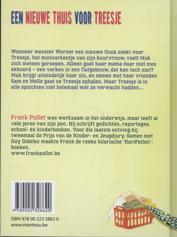 Achterkant van Een nieuwe thuis voor Treesje