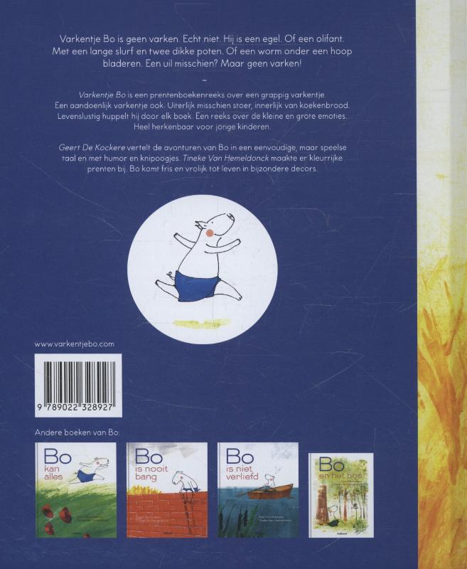 Achterkant van Bo is geen varken