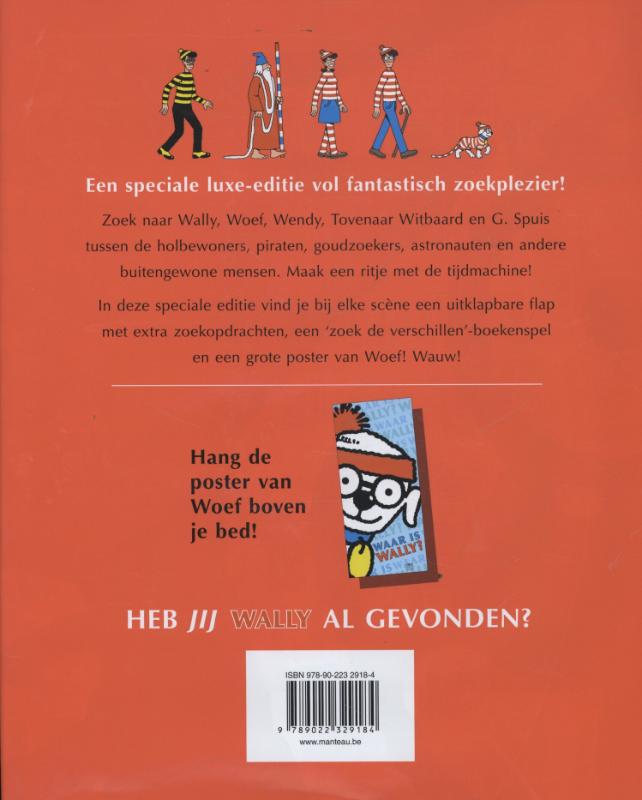 Achterkant van Waar is Wally nu weer?