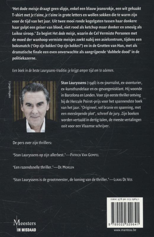 Achterkant van Het dode meisje