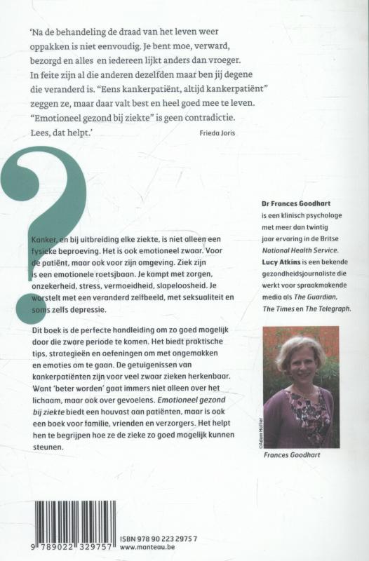 Achterkant van Emotioneel gezond bij ziekte