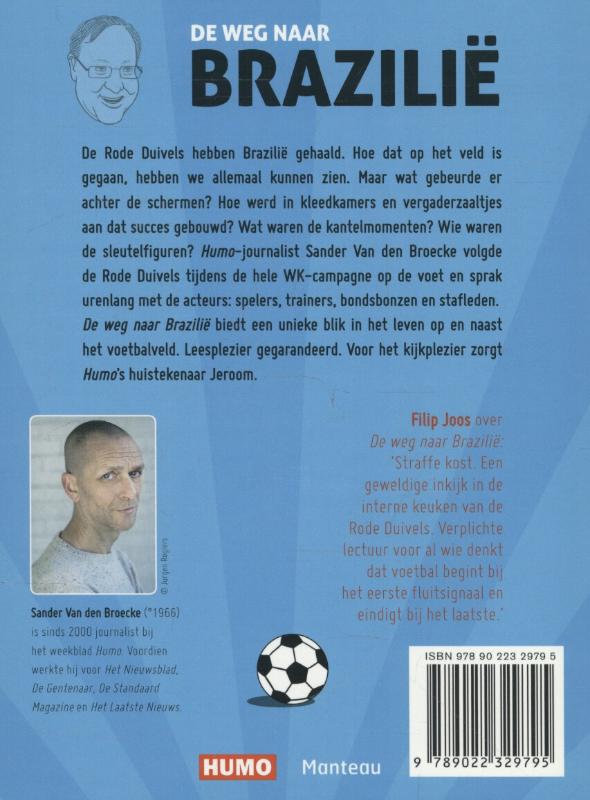 Achterkant van De weg naar Brazilie