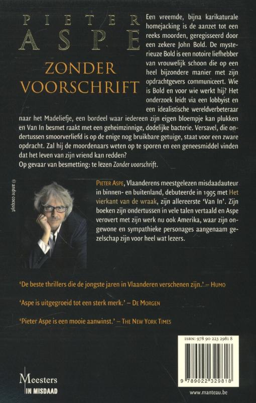 Achterkant van Zonder voorschrift