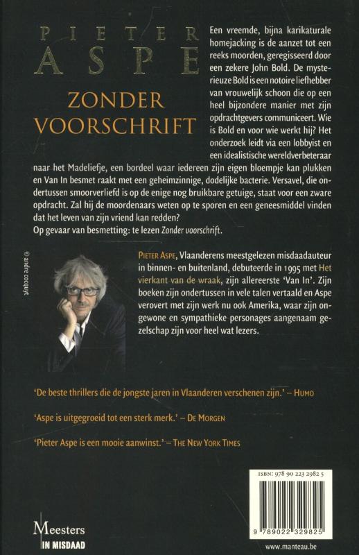 Achterkant van Zonder voorschrift