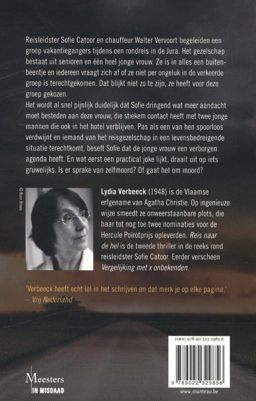 Achterkant van Reis naar de hel