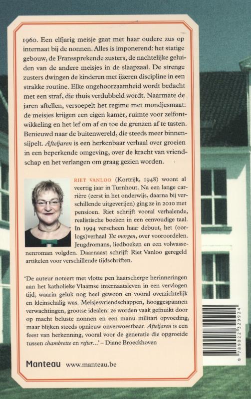 Achterkant van Afteljaren