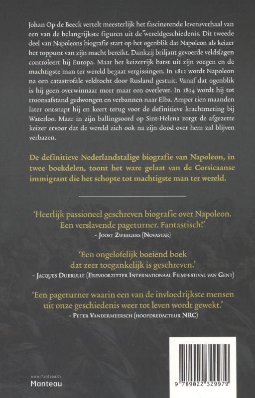 Achterkant van deel 2; van keizer tot mythe