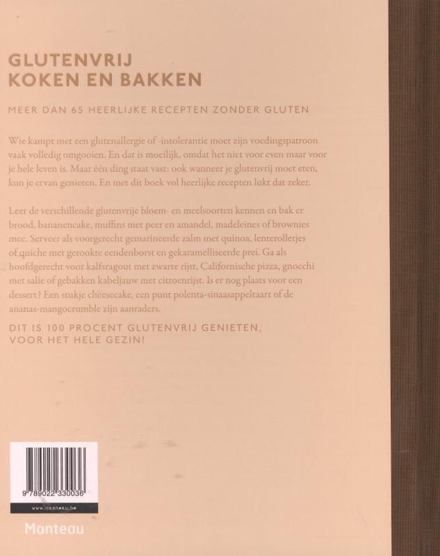 Achterkant van Glutenvrij koken en bakken