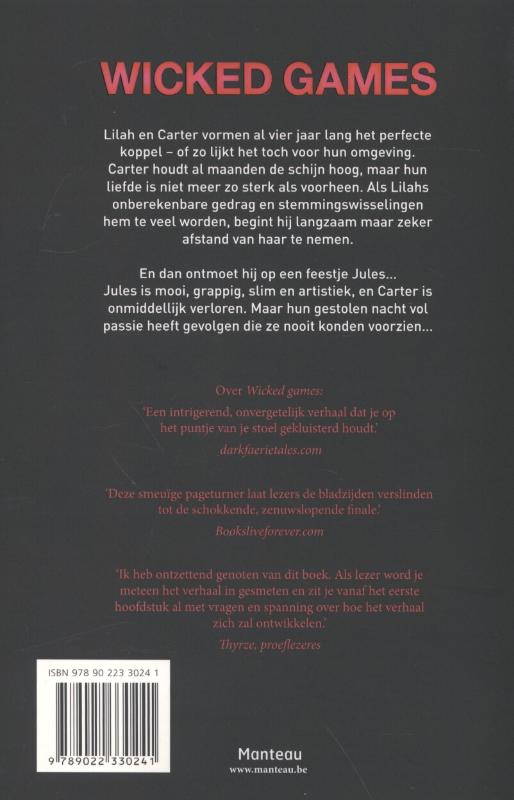 Achterkant van Wicked games