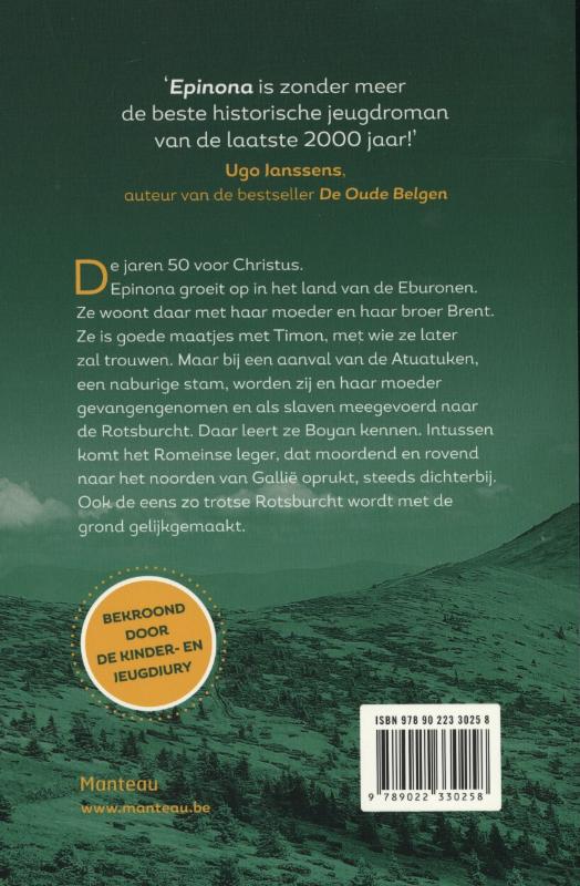 Achterkant van Epinona