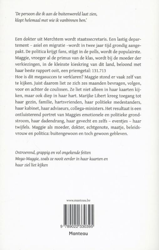 Achterkant van Buitengewoon Maggie De Block