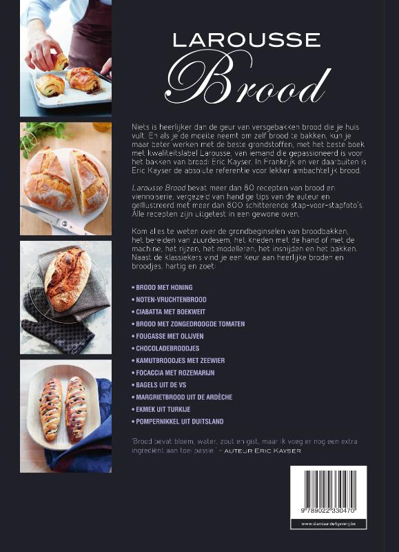 Achterkant van Larousse brood