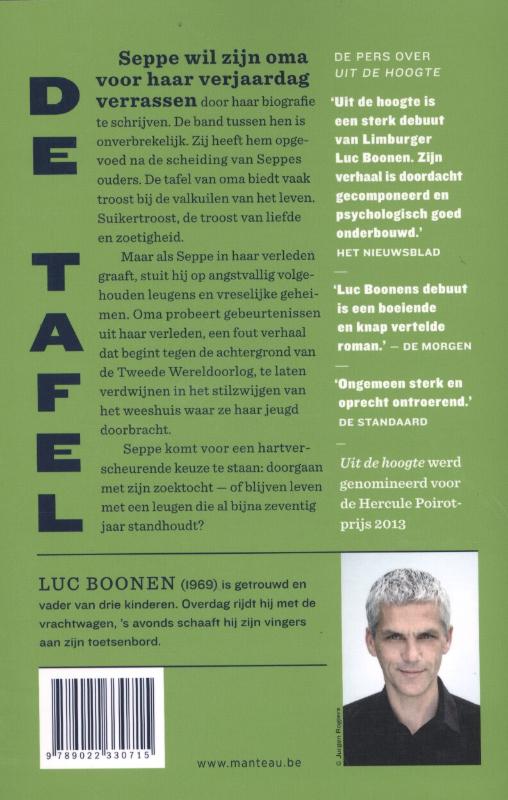 Achterkant van De tafel