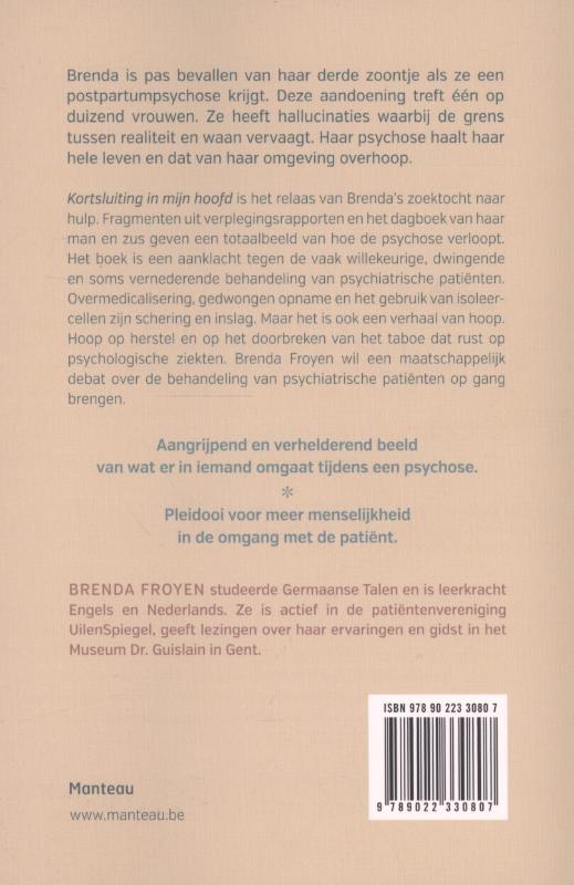 Achterkant van Kortsluiting in mijn hoofd