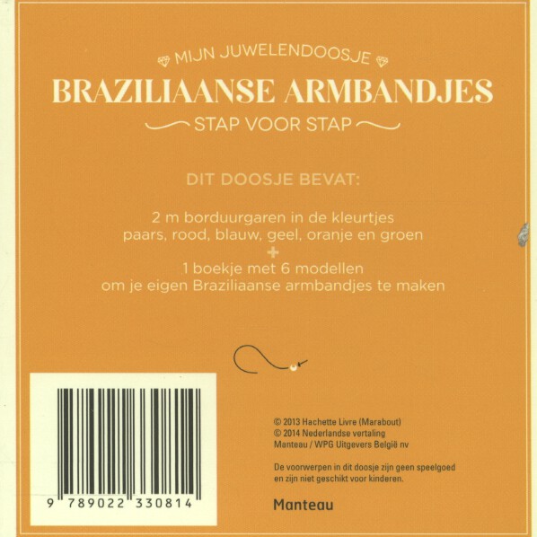 Achterkant van Braziliaanse armbandjes